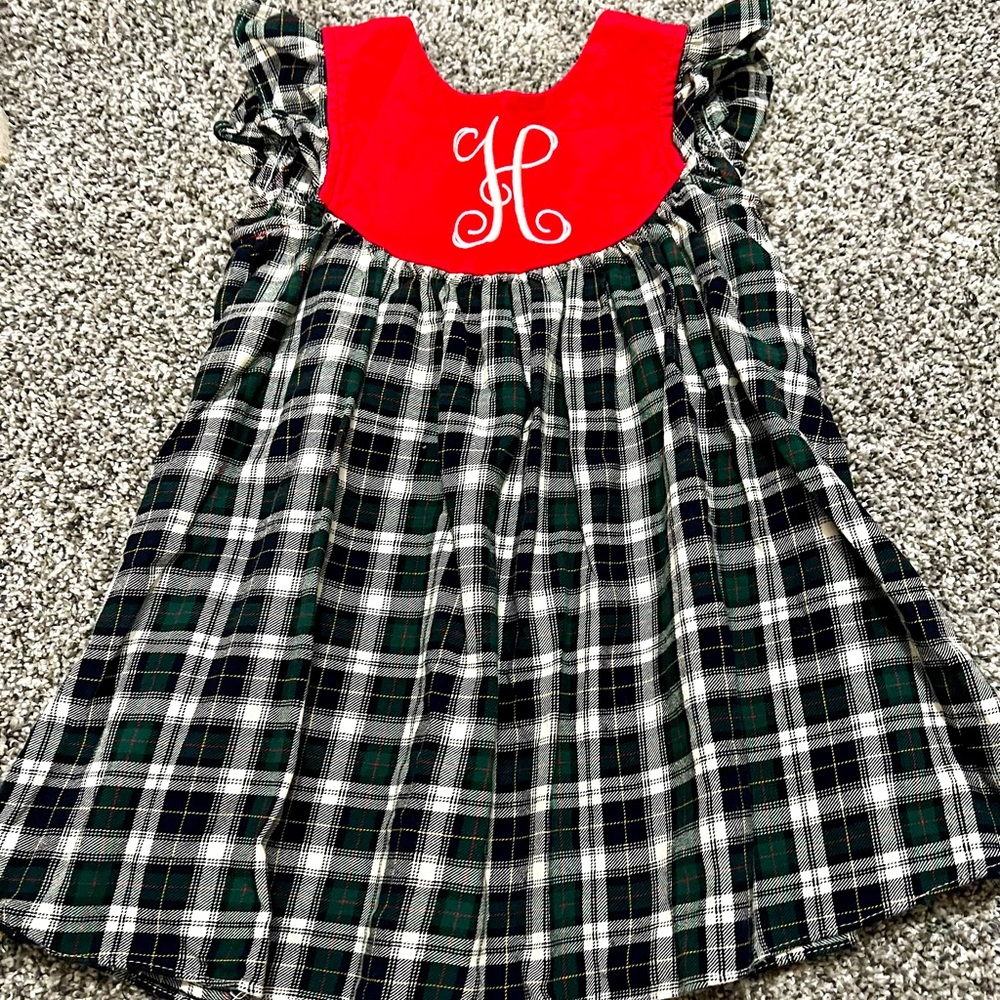 Ricrac & Ruffles Plaid Dress